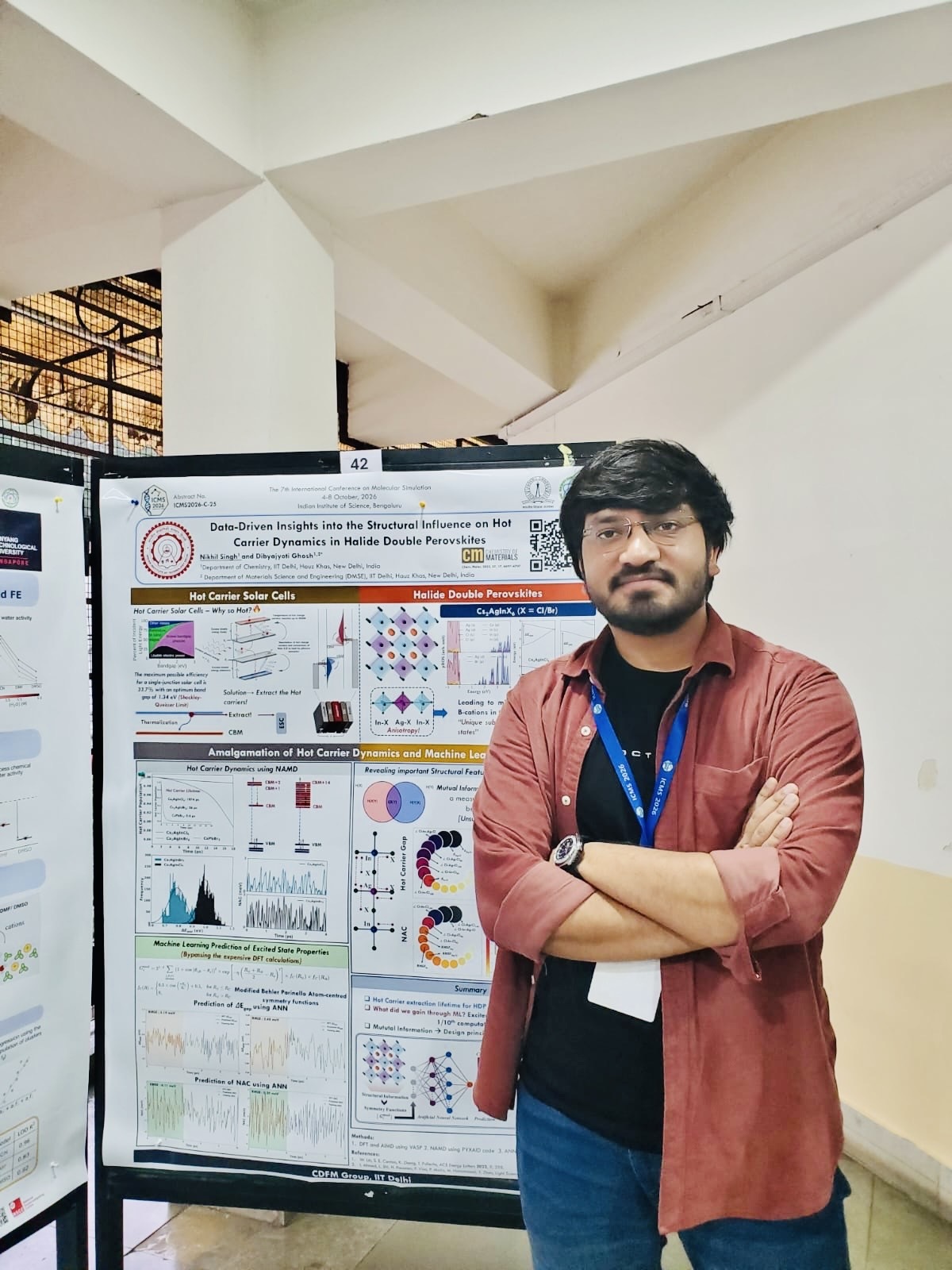 Poster presentation at ICMS 2026, IISc